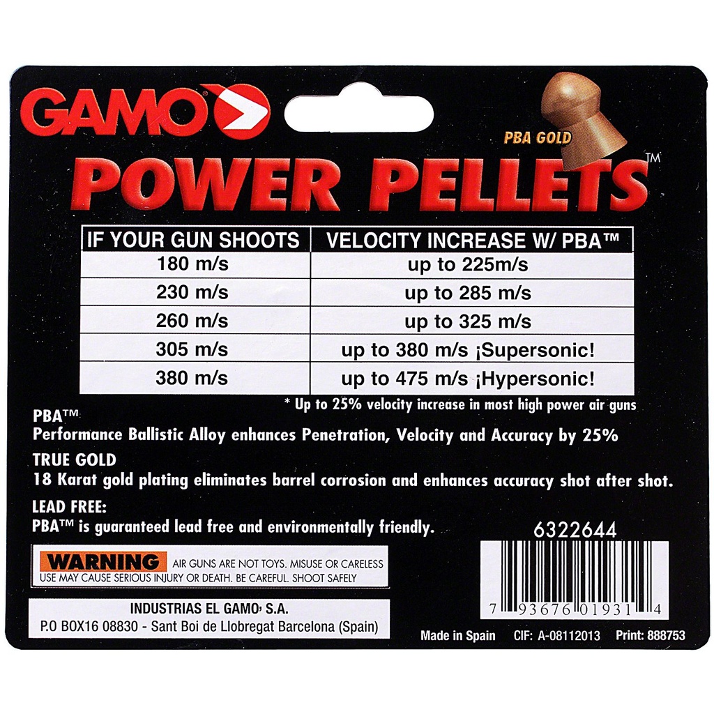 Gamo Power Pellets 4.5 mm 