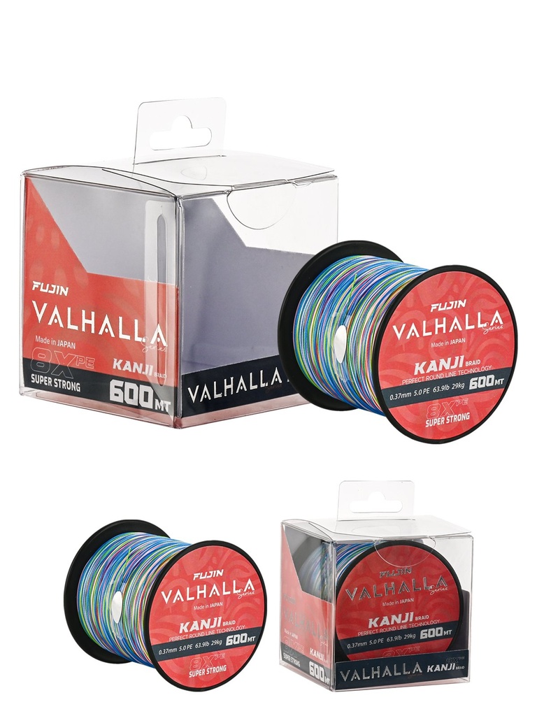 Fujin Valhalla Kanji 8X 600MT Multicolor Japan İp Misina