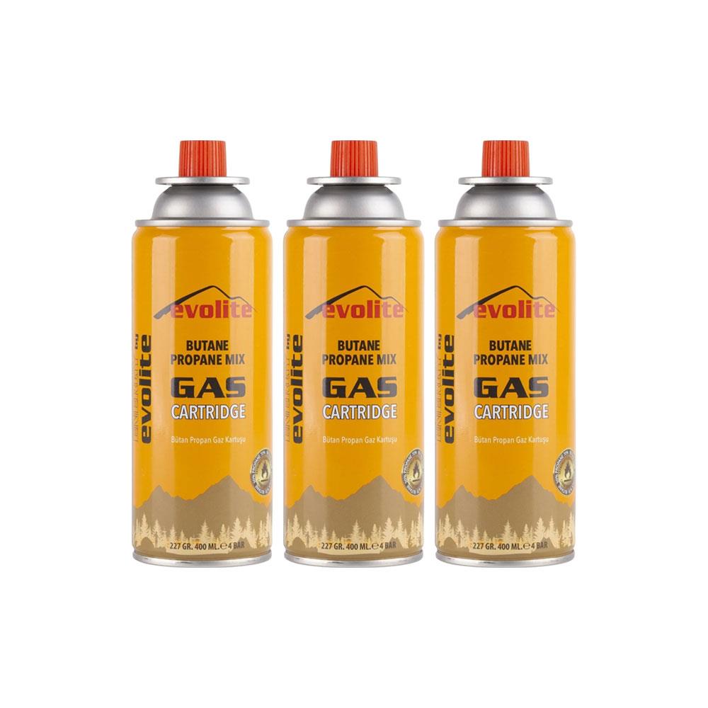 Evolite 227 Gr. Gaz Ocak Kartuşu 3 Adet EVO-009-A1