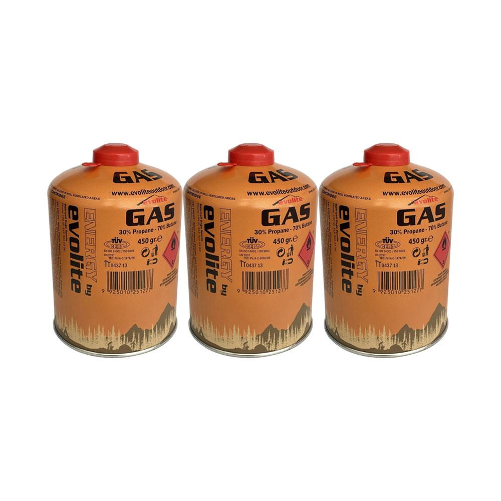 Evolite 450 Gr. Gaz Ocak Kartuşu 3 Adet EVO-011-A1