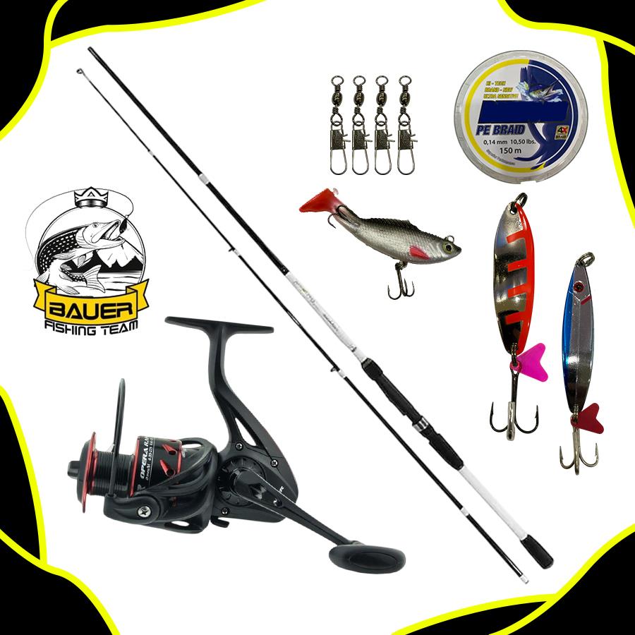 Bauer Opera 30 Haruto 210 Cm 10-30 Gr Spin Olta Takımı Seti