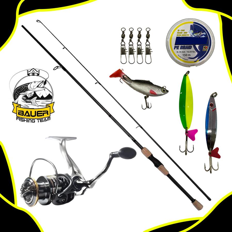 Bauer Rocha 3000 Raicho 210 Cm 10-40 Gr Spin Olta Takımı Seti