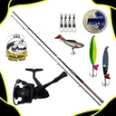 Bauer Air Light 3000 Daiko 210 Cm 10-40 Gr Spin Olta Takımı Seti