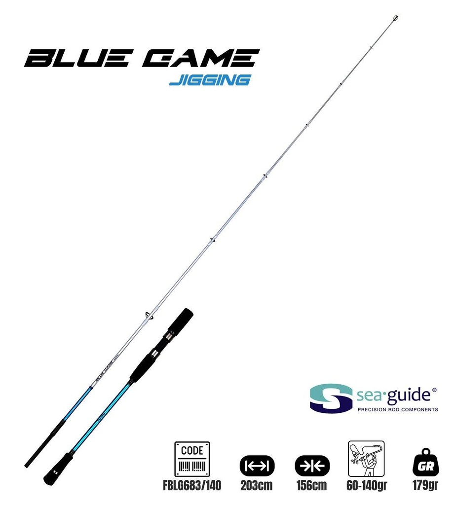 Fujin BlueGame Jigging 203cm 60-140gr Jig Kamışı