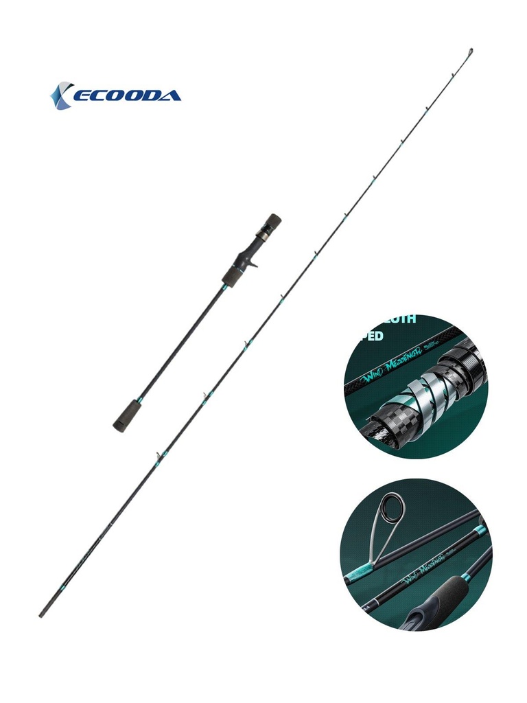 Ecooda Wind Meesenger 3 191cm 150-300g Slow Jigging Kamışı ( Tetikli )