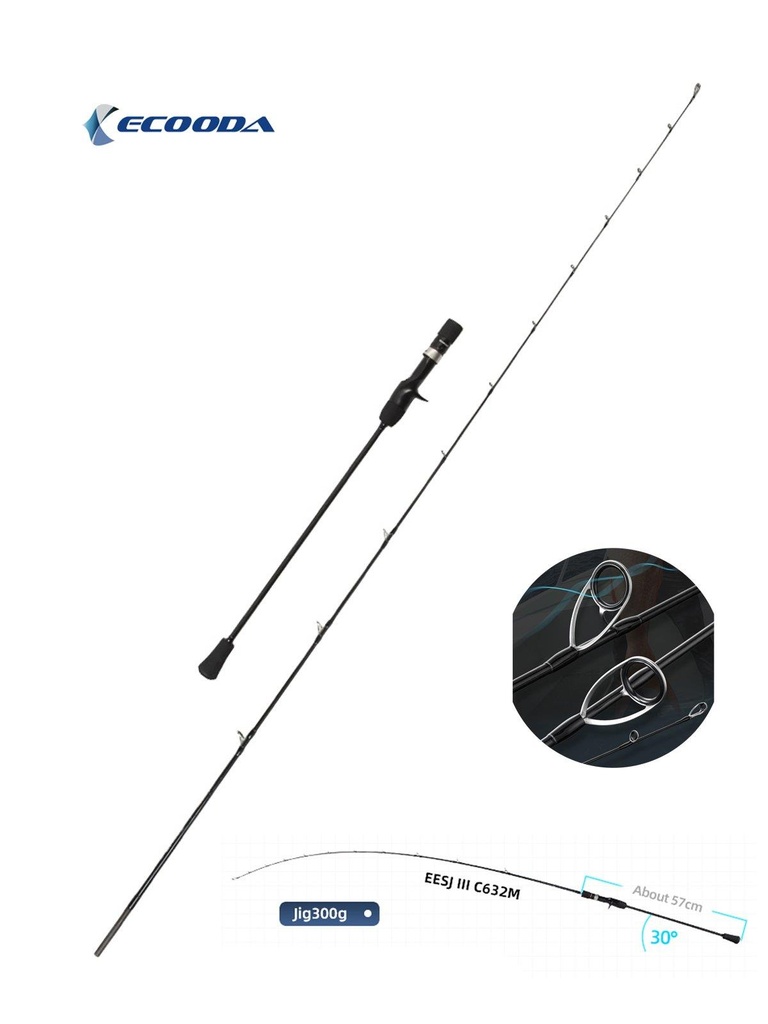 Ecooda Online E III 191cm 100-300g Slow Jigging Kamışı