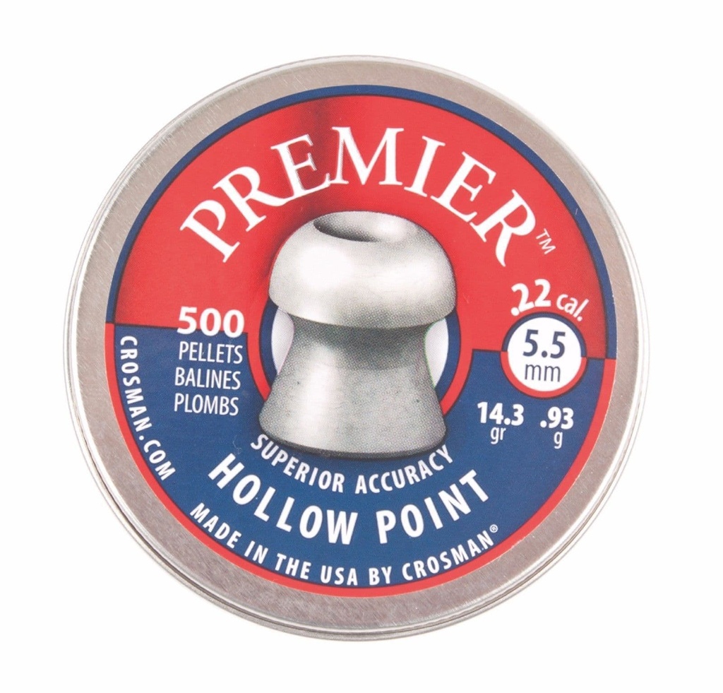 Crosman 4.5 mm Hollow Point Havalı Tüfek Saçması - 500 Adet